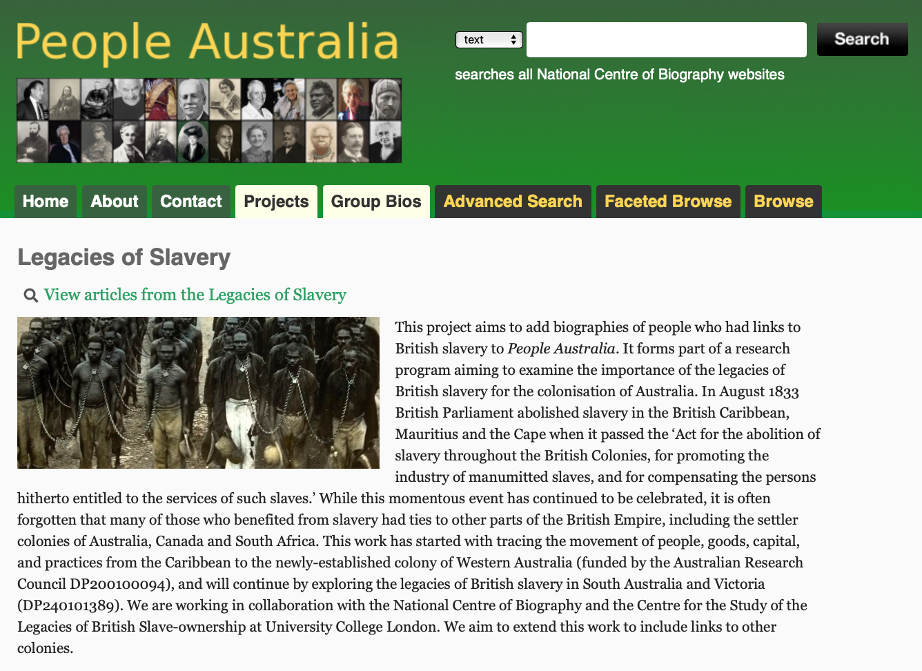 Explore New Biographies on People Australia